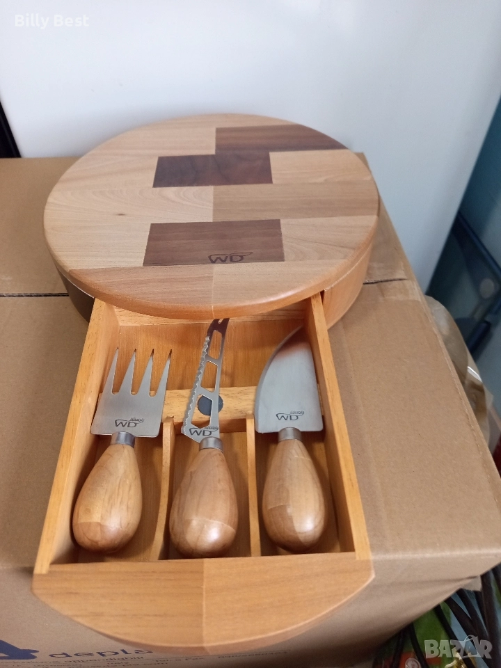 Комплект от 5 части за сервиране на сирена, снимка 1