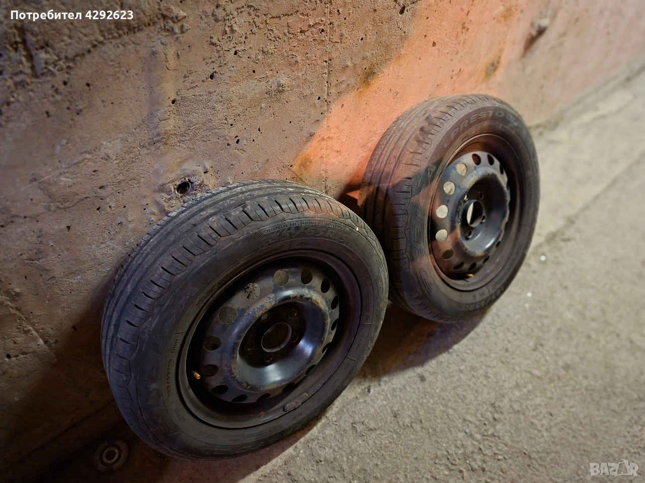 Железни джанти с гуми за Kia Seed., снимка 1