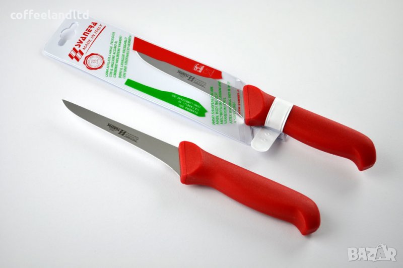 Нож за обезкостяване 13 см ММ3 - 6677/Червен, снимка 1