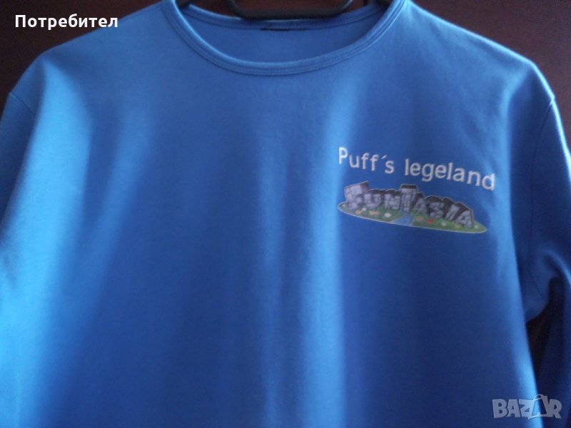 Памучна тениска с дълъг ръкав S-М, снимка 1