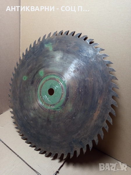 Стар Голям Немски Диск SOLINGEN За Циркуляр Отвор 30мм Дебелина 3мм. , снимка 1