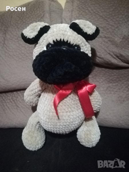 Плетено куче-Мопс, снимка 1