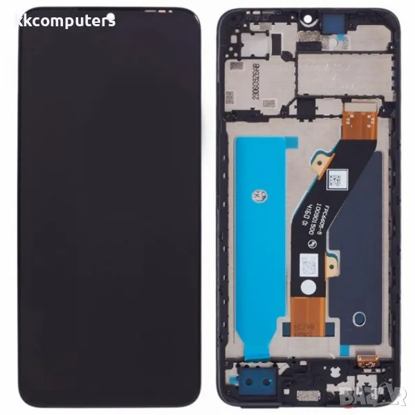 LCD Дисплей и Тъч Скрийн с рамка за TECNO Spark Go 2023 4G BF7, снимка 1