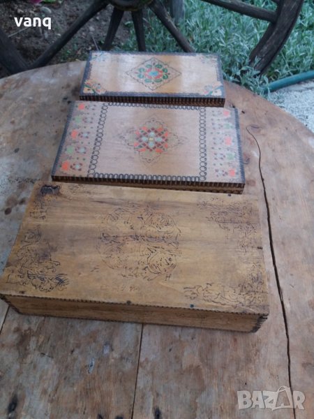 Стари дървени кутии, снимка 1