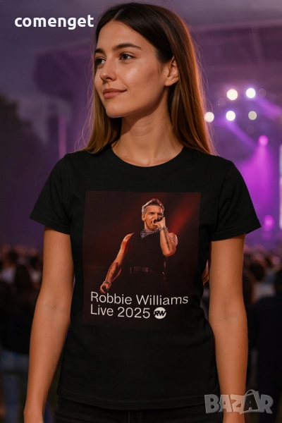 ROBBIE WILLIAMS / РОБИ УИЛЯМС мъжки и дамски тениски! Поръчай модел с твоя идея!, снимка 1
