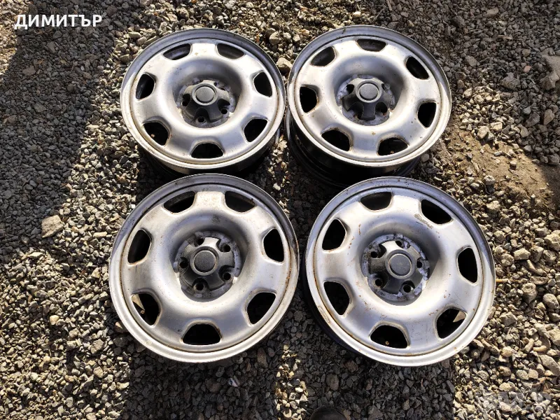 4бр.ЖЕЛЕЗНИ ДЖАНТИ 16ки за TOYOTA RAV4 5x114.3 6j et60.1, снимка 1