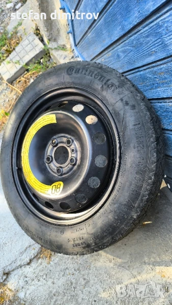 джанта-патерица за Фиат Ланча Алфа Ромео 4Jx15"/5x98/ет35/58,1мм-гума 125/80/15, снимка 1