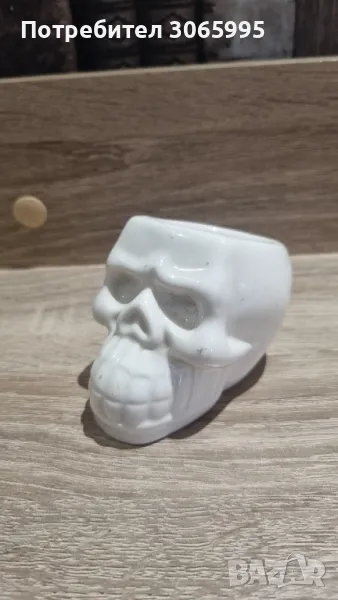 малък череп пепелник, снимка 1