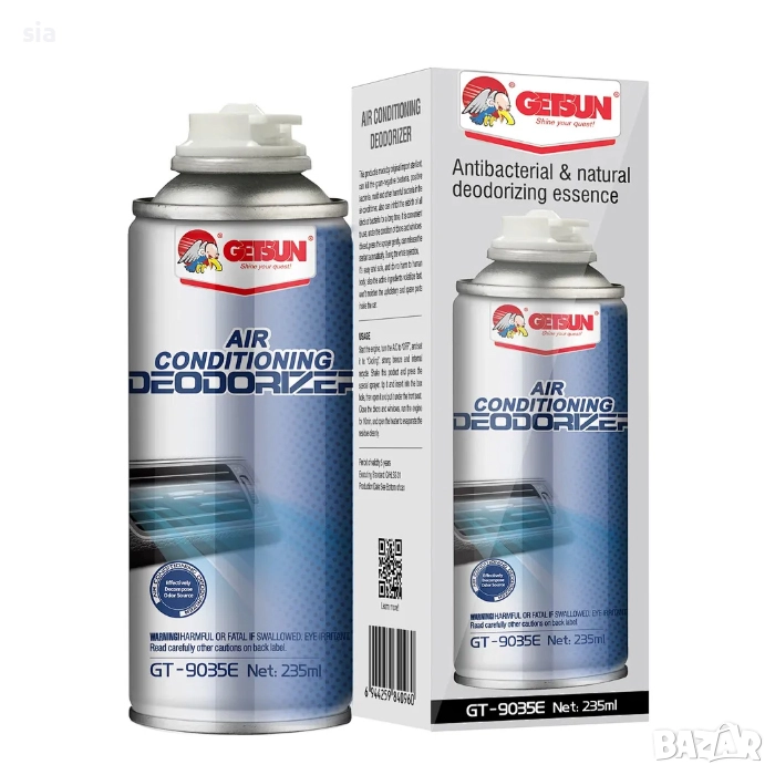 Спрей за почистване на климатик Getsun 235мл, снимка 1