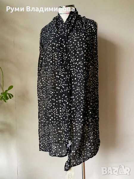 Черен шал Masai, с етикет от 98 % вискоза, снимка 1