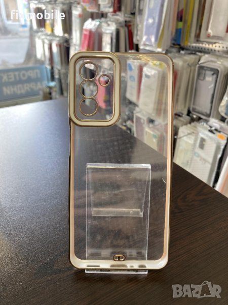 Samsung A13 5G Прозрачен кейс с кант, снимка 1