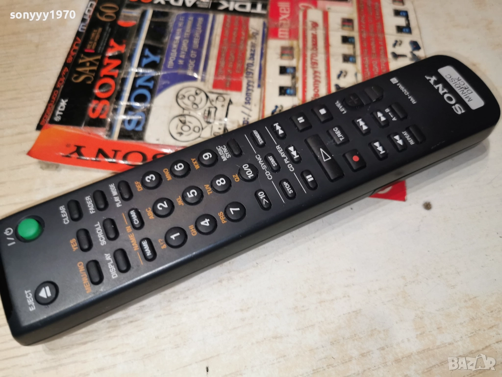 SONY RM-D29M MINIDISC DECK REMOTE-SWISS 1512251839, снимка 1