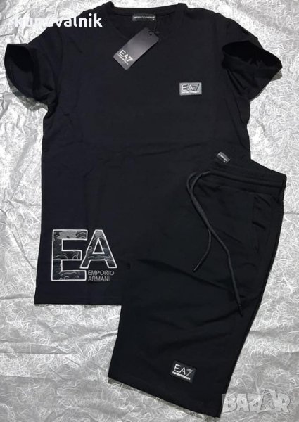 Последни бройки! Armani мъжки летен комплект /тениска и къси панталони/ реплика, снимка 1