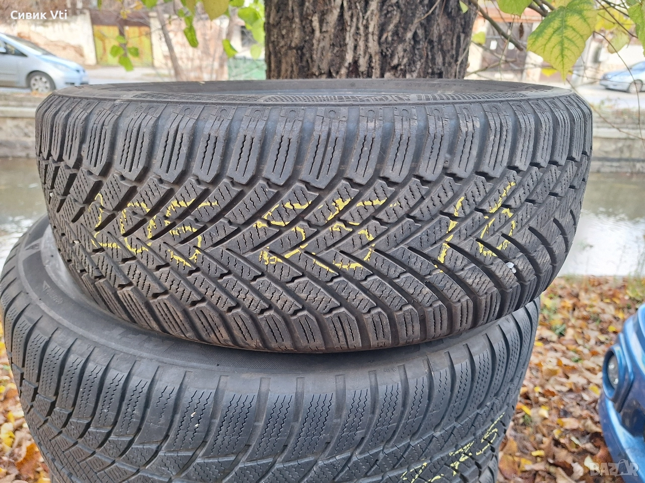 205 55 16 зимна гума 1бр.Continental, снимка 1