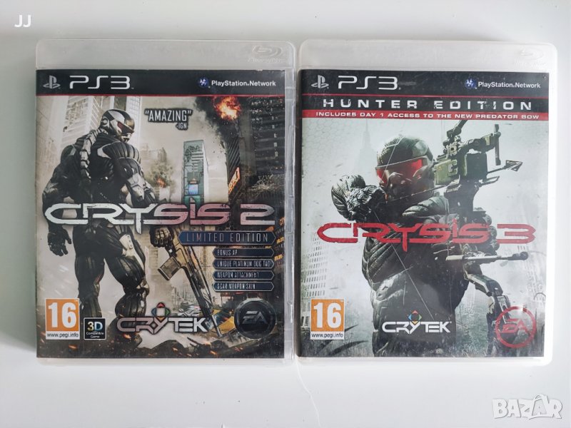 Crysis 2 и Crysis 3 игра за Ps3 Playstation 3 Пс3 всяка по 15 лв, снимка 1