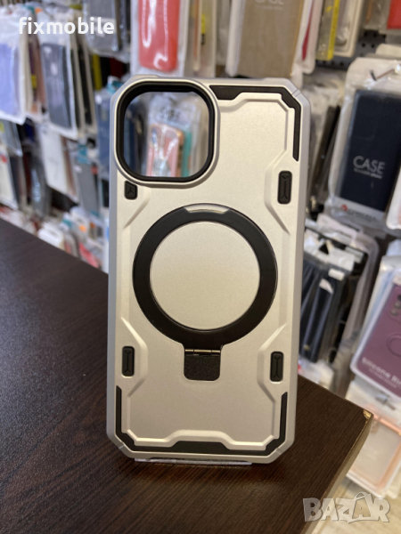 Apple iPhone 15 Удароустойчив гръб/кейс Mag Ring, снимка 1