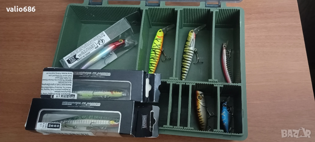 воблери за морски и сладководен риболов с кутия, снимка 1