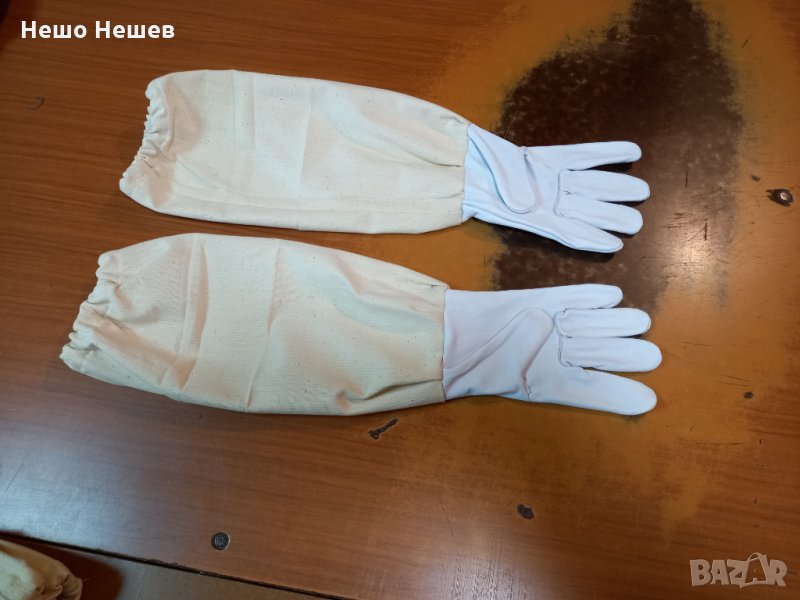 пчеларски ръкавици от естествена кожа, снимка 1