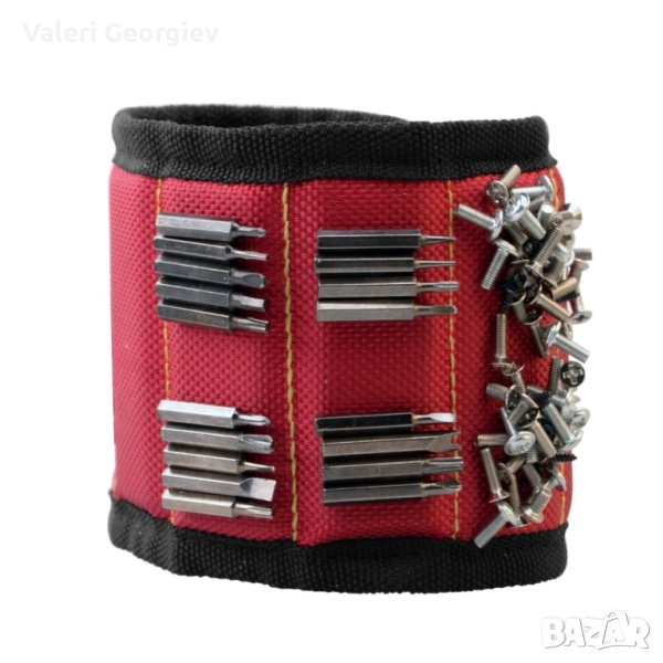 Магнитна гривна /лента за инструменти - синя или черна, снимка 1