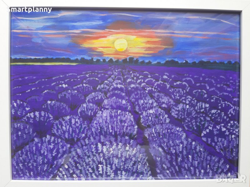 Картина Казанлъшки лавандулови полета, снимка 1