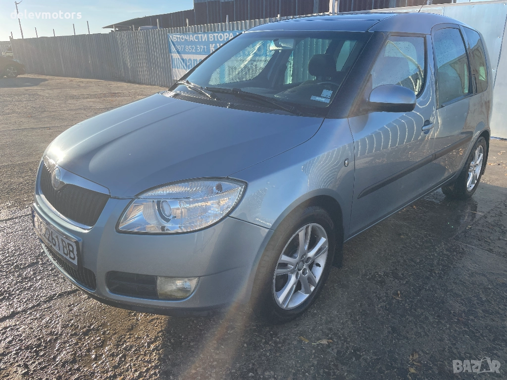 Skoda Roomster 1.6i, 105 кс., автоматик, панорама, 142 000 км. реални километри, обслужена, платени , снимка 1