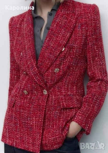 Нов дамски блейзър на #ЗАРА с етикет , снимка 1