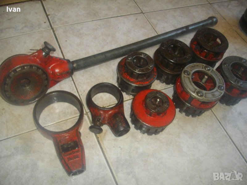 RIDGID-Made in USA-Винтонарезка/Плашка/Винторезка-Външни  Резби Тръби-1/2-1 1/2Цол-CENTRAL-Различни, снимка 1