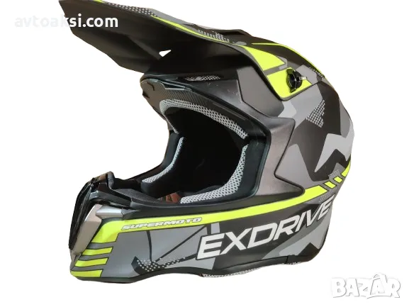 Каска EXDRIVE Мотор Крос/АТВ/Бъги/Вело-72012, снимка 1