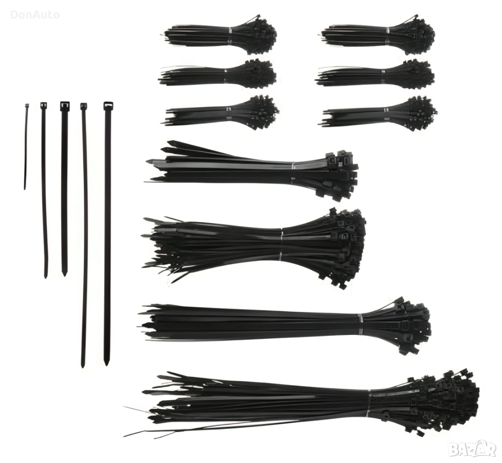 Кабелни превръзки – 1000 бр, снимка 1