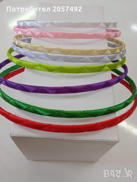 Диадеми от сатен 5 мм, снимка 1