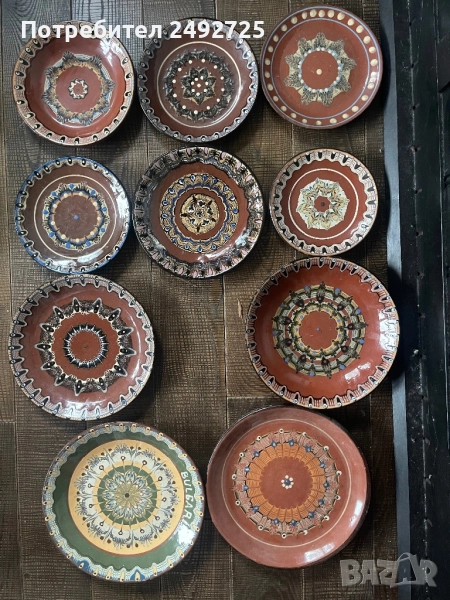 Битова Керамика чинии чаши чайник свещник купа   , снимка 1