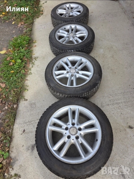Зимни гуми с джанти за Мерцедес , снимка 1