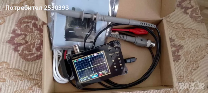 НОВ Цифров осцилоскоп DSO154Pro 18MHz 40MSa/s + генератор, снимка 1