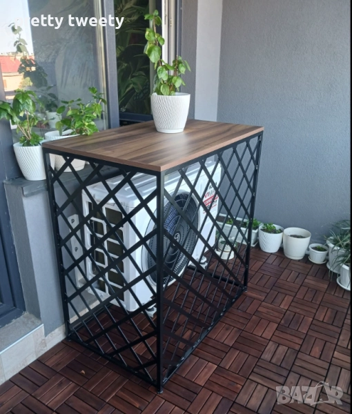 Декоративна предпазна решетка/клетка за външно тяло на климатик , снимка 1