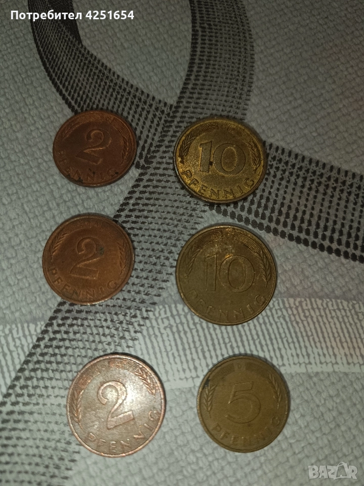 стари монети фенинг, снимка 1