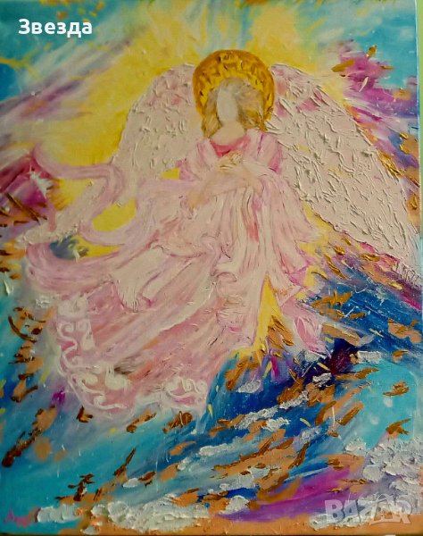 Картина"Ангел ЗАКРИЛНИК", снимка 1