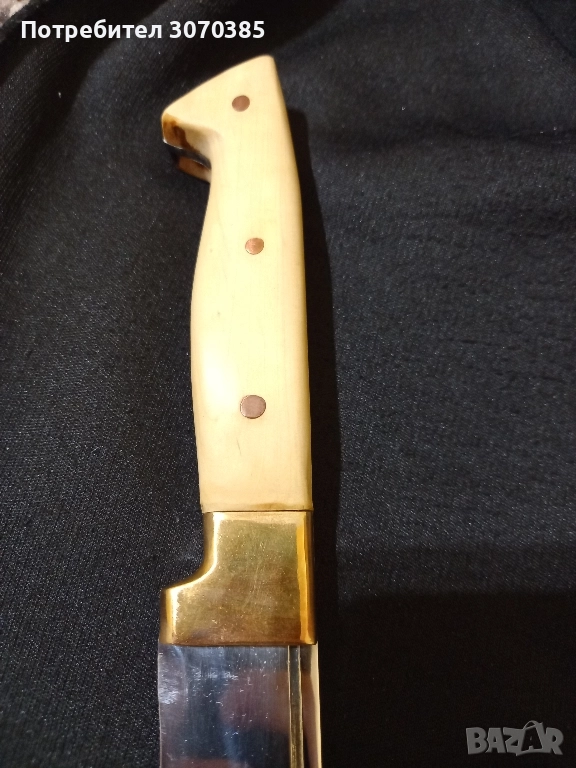 Ловен нож с дръжка от чемшир , снимка 1