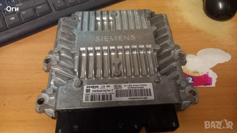 Компютър за Пежо 407 2.0 HDI 136к.с. SIEMENS 5WS40167H-T, снимка 1