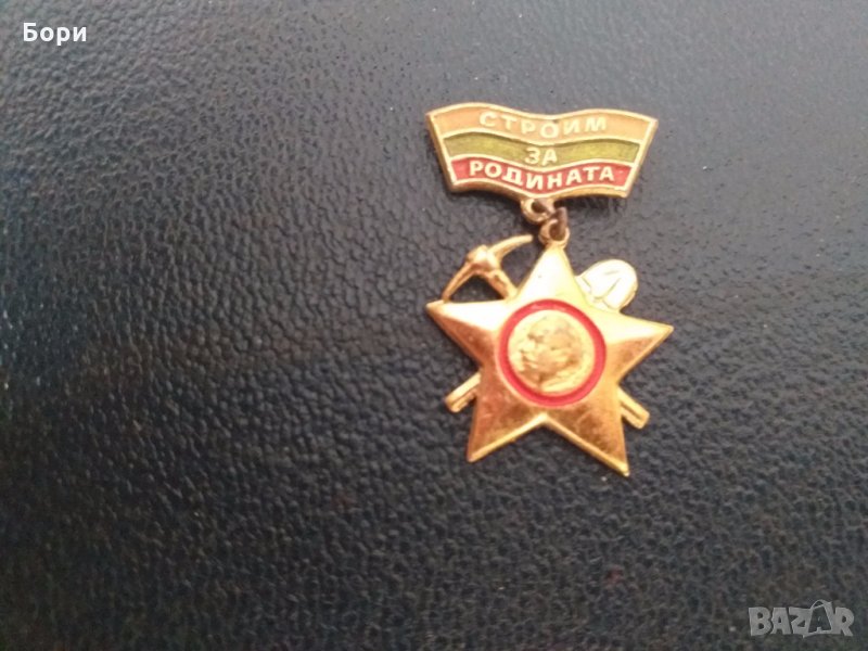 Значка Строим за родината , снимка 1
