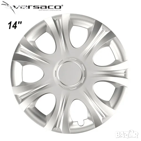 Тасове за джанти 14'' Versaco Impulse Silver, снимка 1