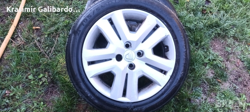 Оригинални 4 броя тасове 16 цола за Дачия Сандеро3, Джогър, Логан 3 (2020-...), снимка 1