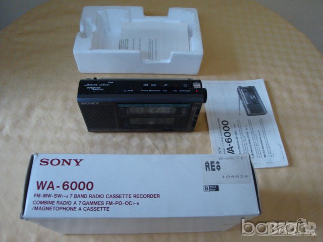 Sony Walkman WA-6000 Radiorecorder , снимка 4 - Радиокасетофони, транзистори - 43265410