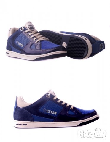 Нови и Намалени G-Star Pitcher Rhodes Mens Laced Leather Дамски Спортни Обувки Номер 39, снимка 2 - Маратонки - 33536184