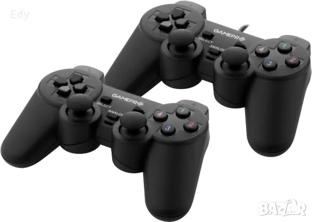 Комплект жични геймпадове GamePro Nitro GP402 PC/PS3 Черен