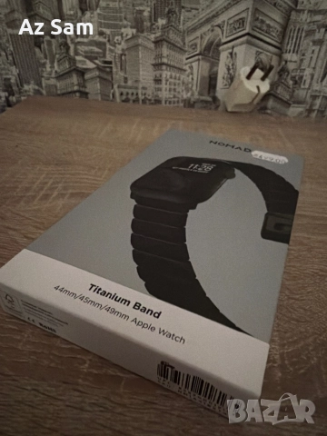 Nomad titanium apple watch band