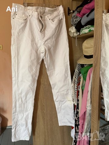 Бели дамски дънки, снимка 1