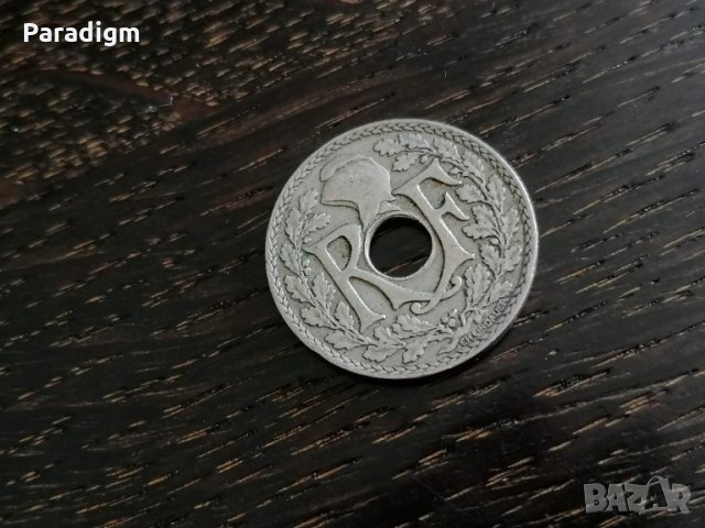 Mонета - Франция - 25 сентима | 1927г., снимка 2 - Нумизматика и бонистика - 28299382