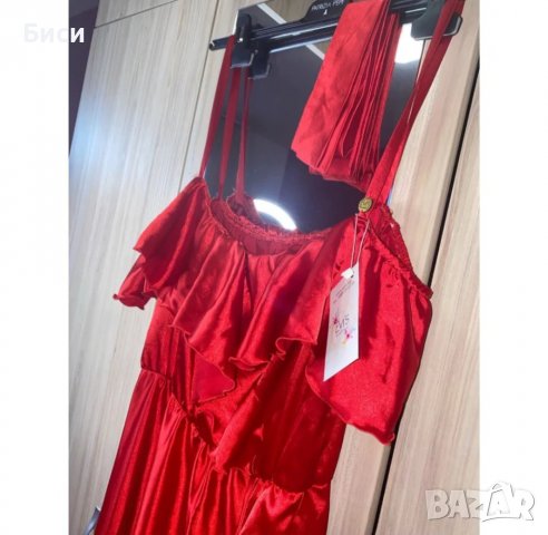 Красива,червена маркова рокля, снимка 5 - Рокли - 40057955
