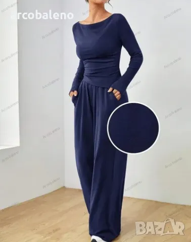 Модерен дамски комплект от две части, 4цвята , снимка 7 - Комплекти - 48441570