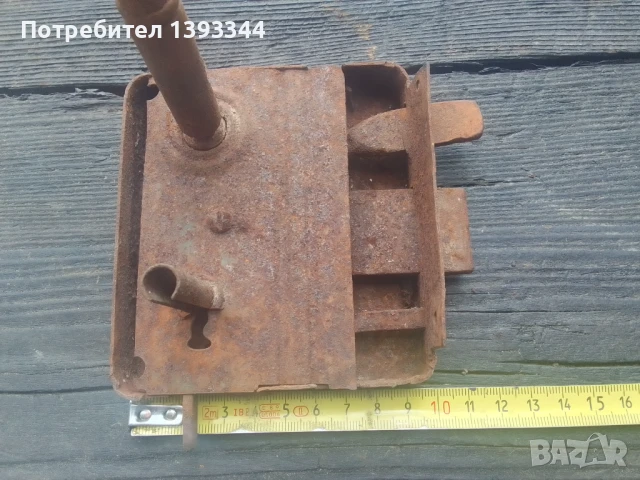 Стара брава за врата, снимка 6 - Антикварни и старинни предмети - 51416496